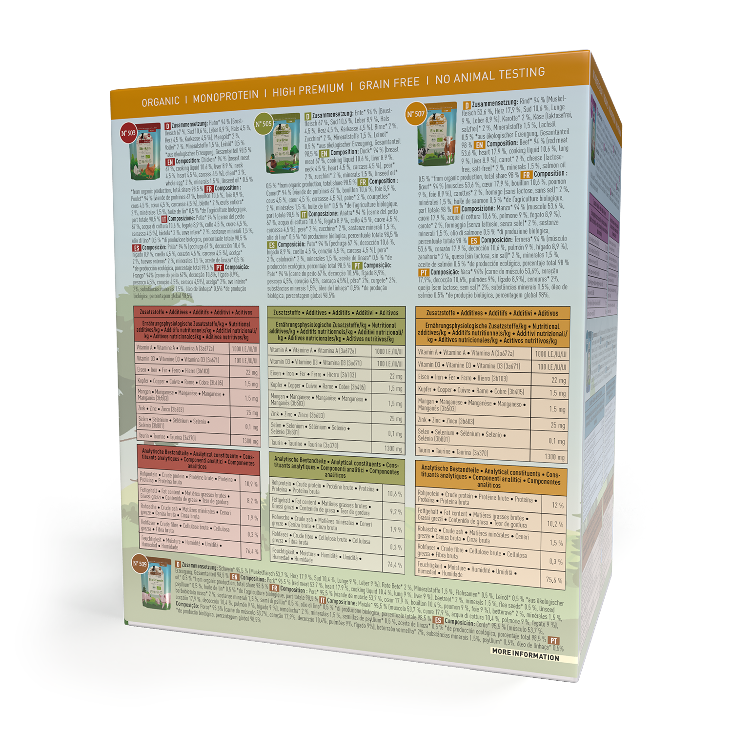 Catz Finefood BIO MultiPack 85gr (6 Τεμ.)