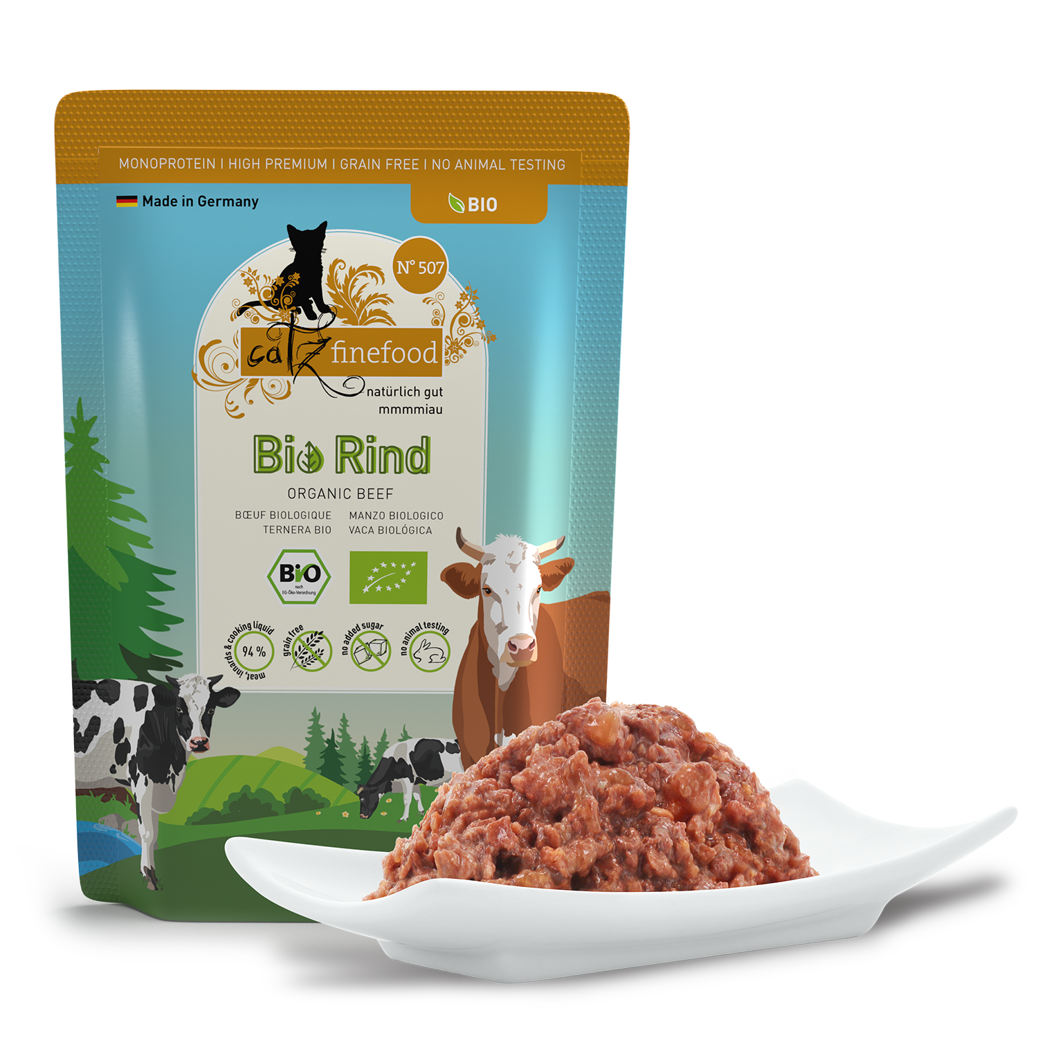 Catz Finefood BIO MultiPack 85gr (6 Τεμ.)