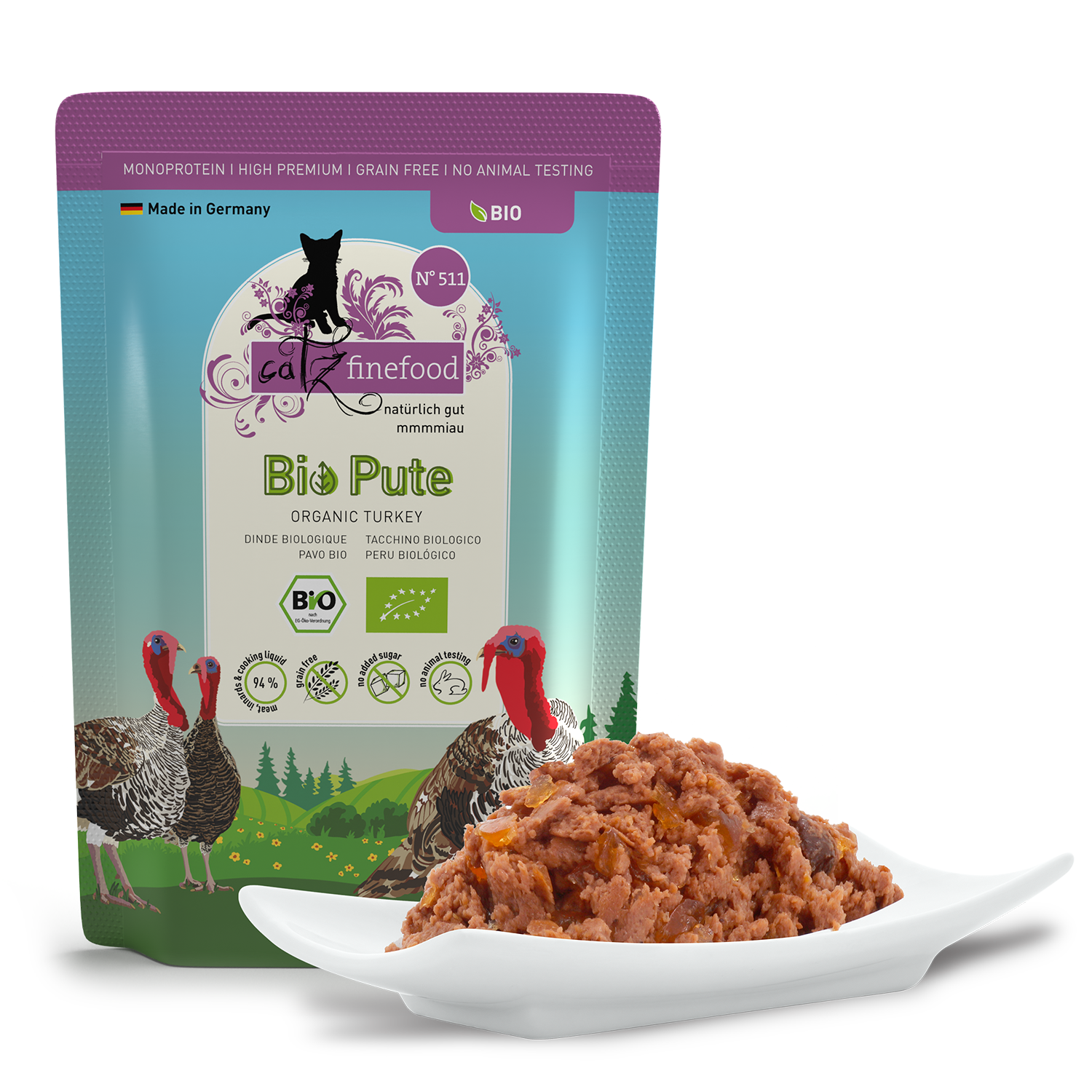 Catz Finefood BIO MultiPack 85gr (6 Τεμ.)