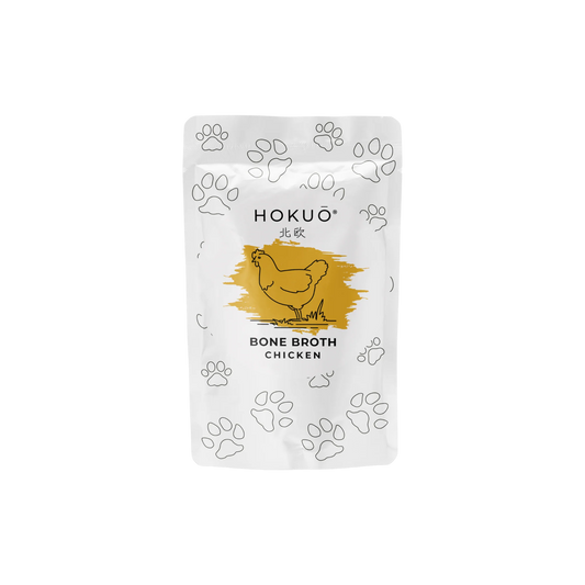 Hokuō® Ζωμός από κόκκαλα κοτόπουλου για σκύλους και γάτες - Chicken Bone Broth