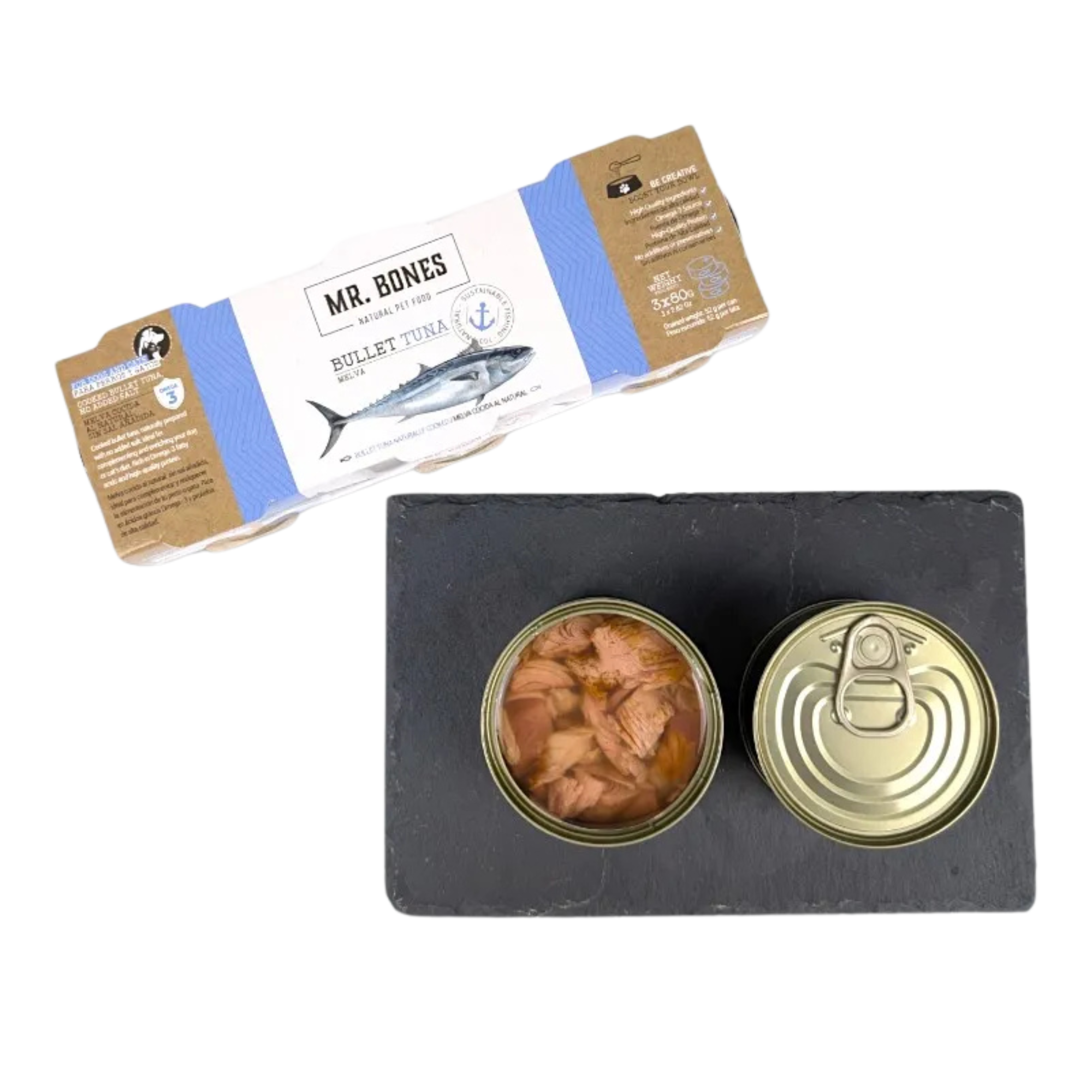 Μαγειρεμένος Τόνος Melva για σκύλους και γάτες – Fresh Topper
