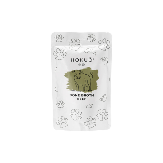 Hokuō® Ζωμός από κόκκαλα βοδινού για σκύλους και γάτες - Beef Bone Broth