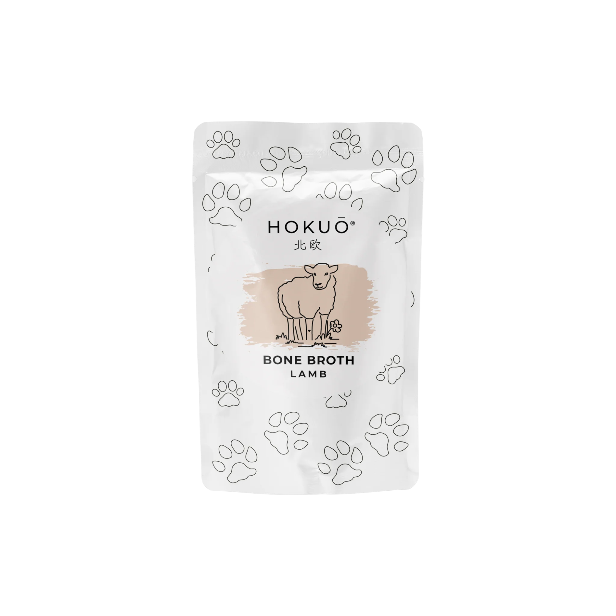 Hokuō® Ζωμός από κόκκαλα αρνιού για σκύλους και γάτες - Lamb Bone Broth