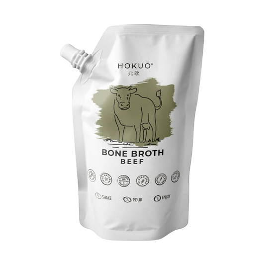Hokuō® Ζωμός από κόκκαλα βοδινού για σκύλους και γάτες - Beef Bone Broth