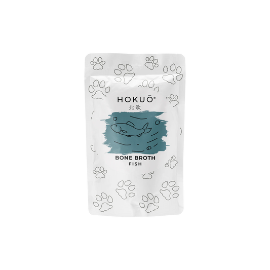 Hokuō® Ζωμός από κόκκαλα ψαριού 100ml για σκύλους και γάτες - Fish Bone Broth