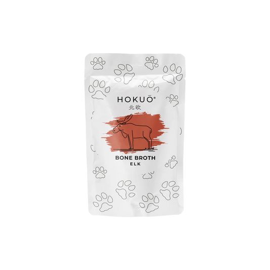 Hokuō® Ζωμός από κόκκαλα άλκης για σκύλους και γάτες - Elk Bone Broth